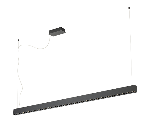 Lineare Hängeleuchte LED schwarz, L.159cm