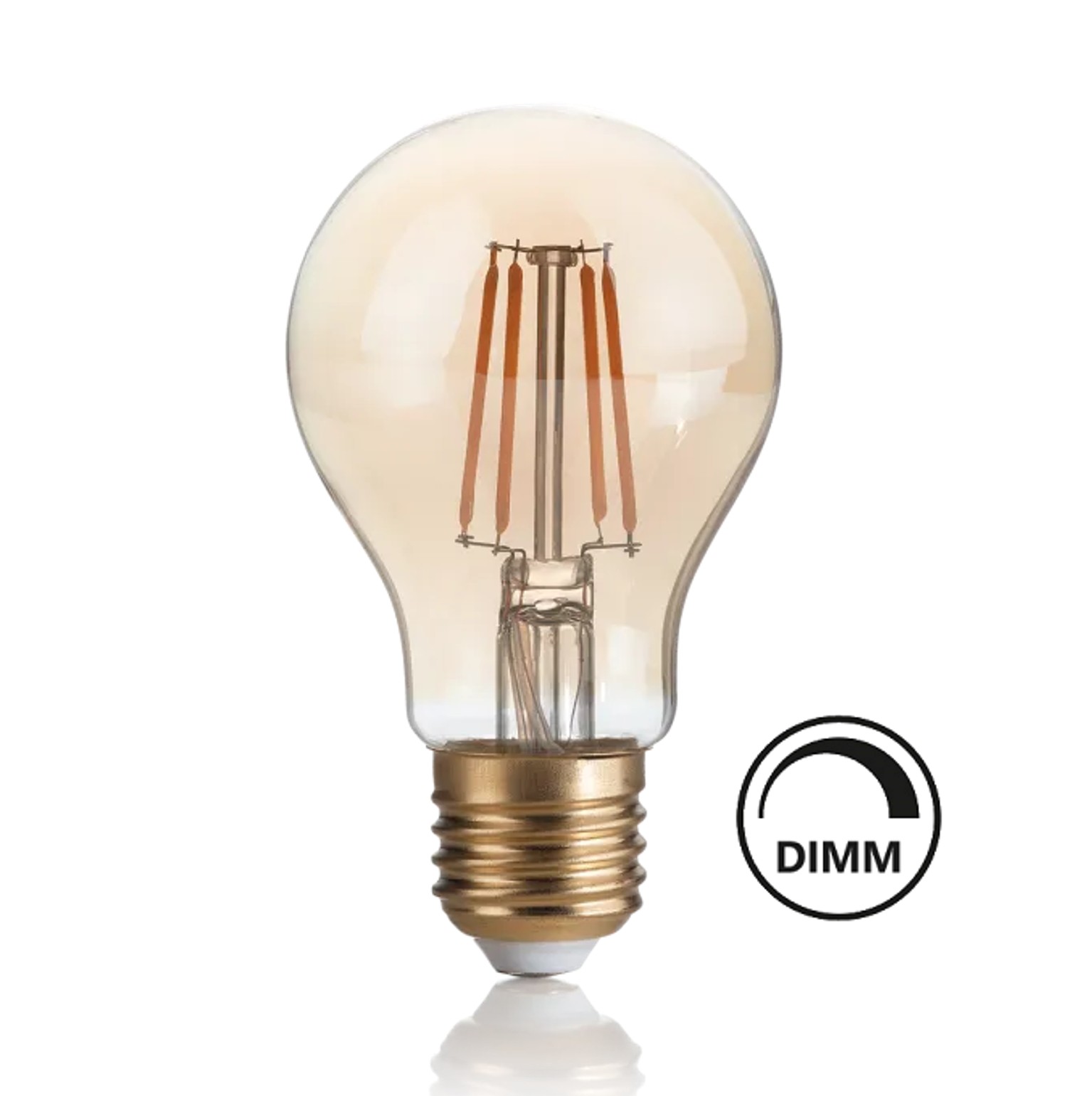 LED E27 A60 Vintage amber 6,5W 2200K dimmbar