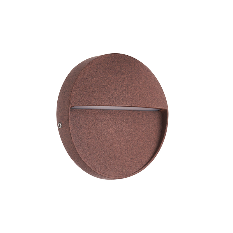 Applique LED Ø10,5cm Corten