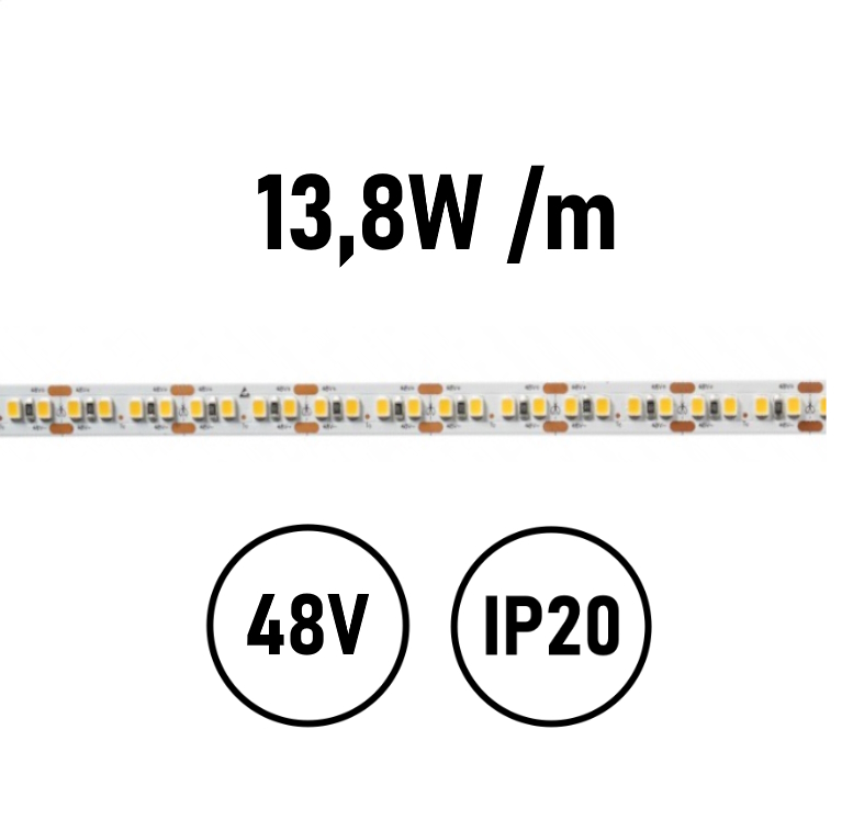 LED Streifen 13,8W IP20 48V
