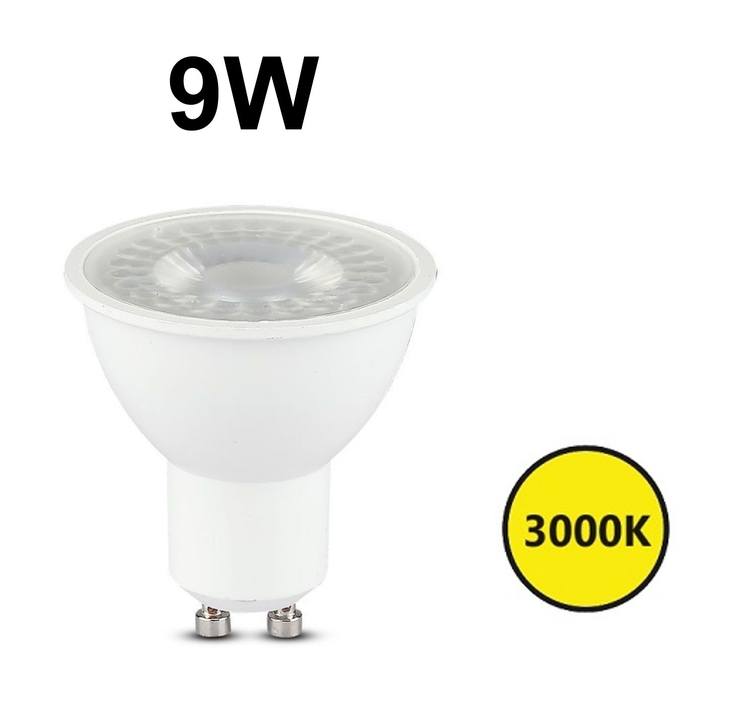 LED GU10 7W 830lm 3000K 50°