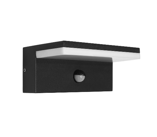 Applique LED IP54 con sensore di movimento antracite