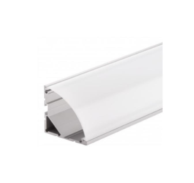 Eckprofil Abdeckung opal rund