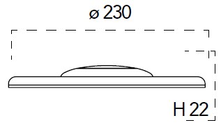LED-Platine Ø23cm 22W CCT
