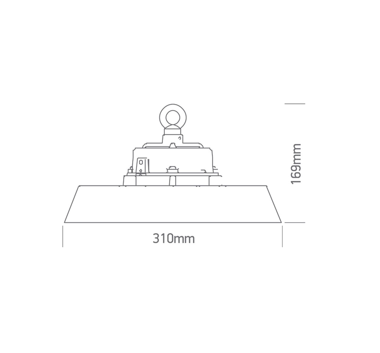 Hallenstrahler LED 150W DALI