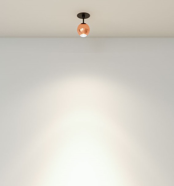 LED Einbau Kugel Ø70mm weiß 3000K