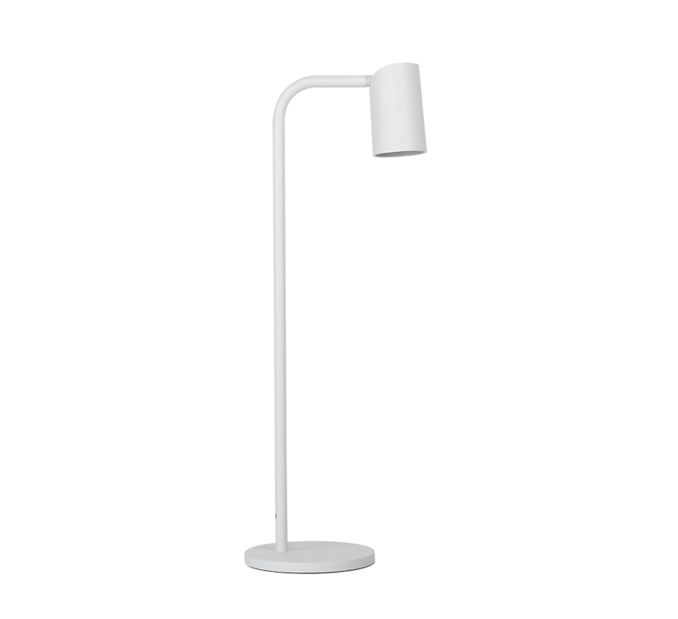 Tischleuchte weiß 52cm GU10