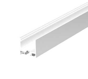 LED Profil 25x25mm weiß inkl. Abd. opal