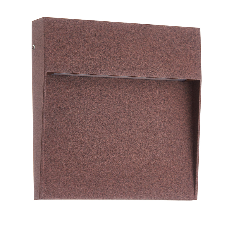 Wandleuchte LED 16x16cm Corten