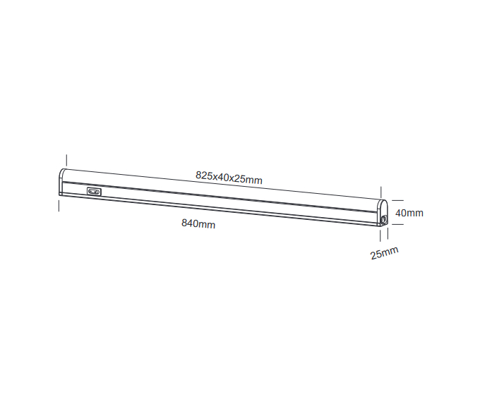 Unterbauleuchte LED 12W L.82cm