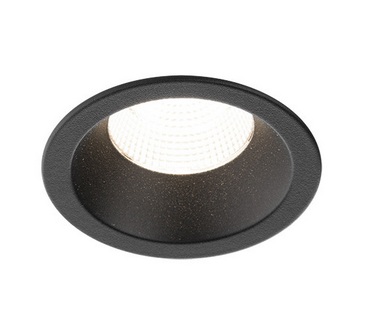 Faretto da incasso a LED nero da incasso IP44