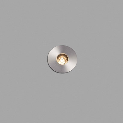 LED Bodeneinbau Ø37mm 2W silber