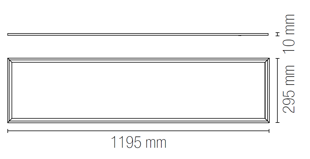 LED Panel Pro 120x30 40W 4000K