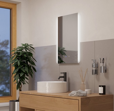 LED-Lichtspiegel, Anti-Fog IP44 L.50 cm