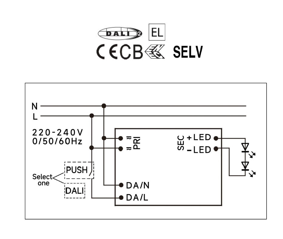 LED Treiber DALI 150W 24Vdc