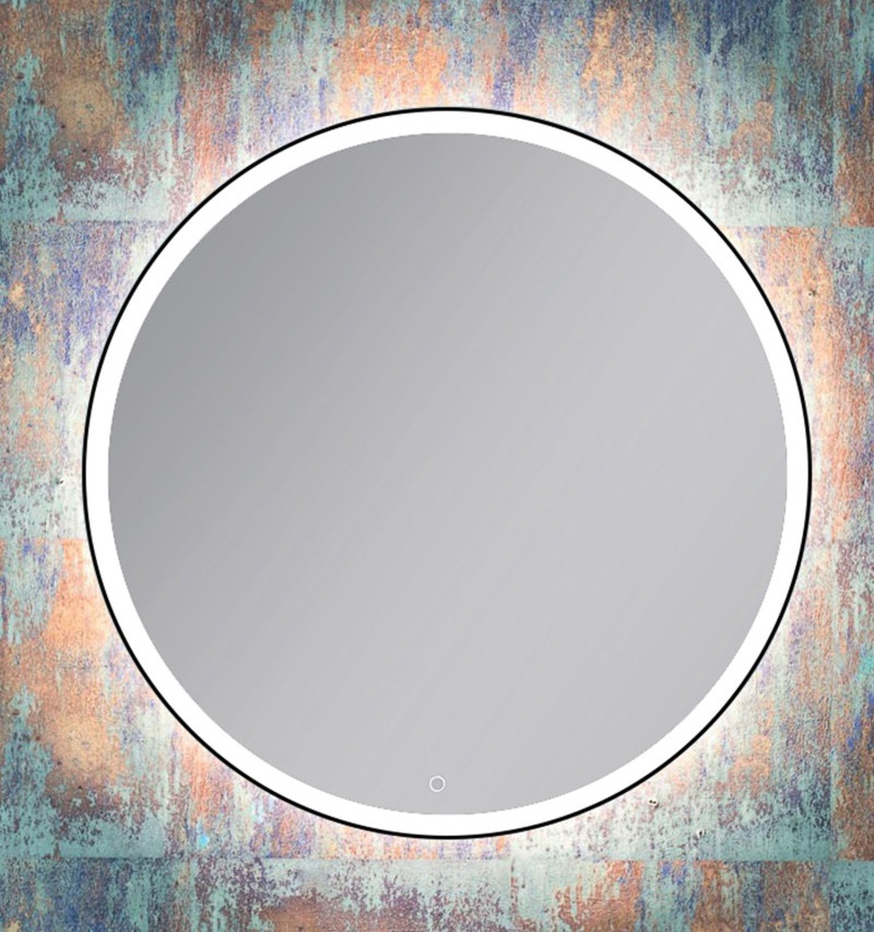 LED Spiegel mit Rahmen - direkt/indirekt