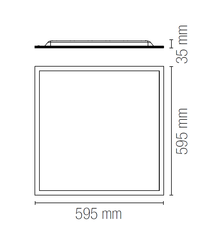 LED Panel 60x60 40W 4000K