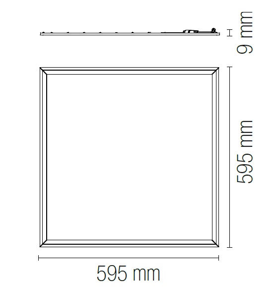 LED Panel 60x60 CCT Pro