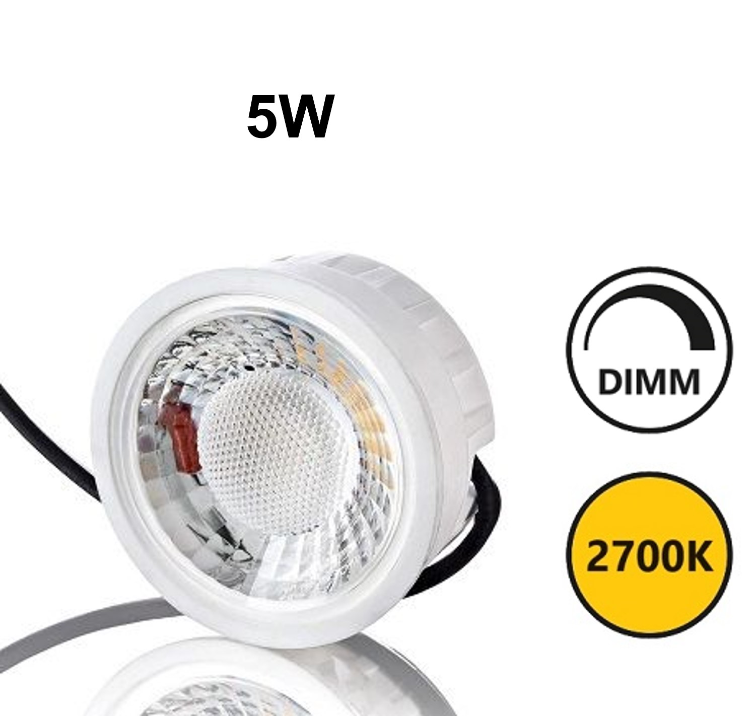 LED Modul 5W 380lm 2700K 36° dimmbar