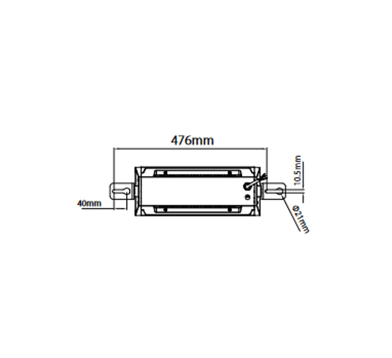 Hallenstrahler LED 75W 90°