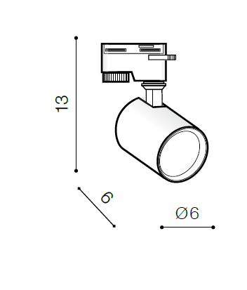 Stahler GU10 weiß 1PH