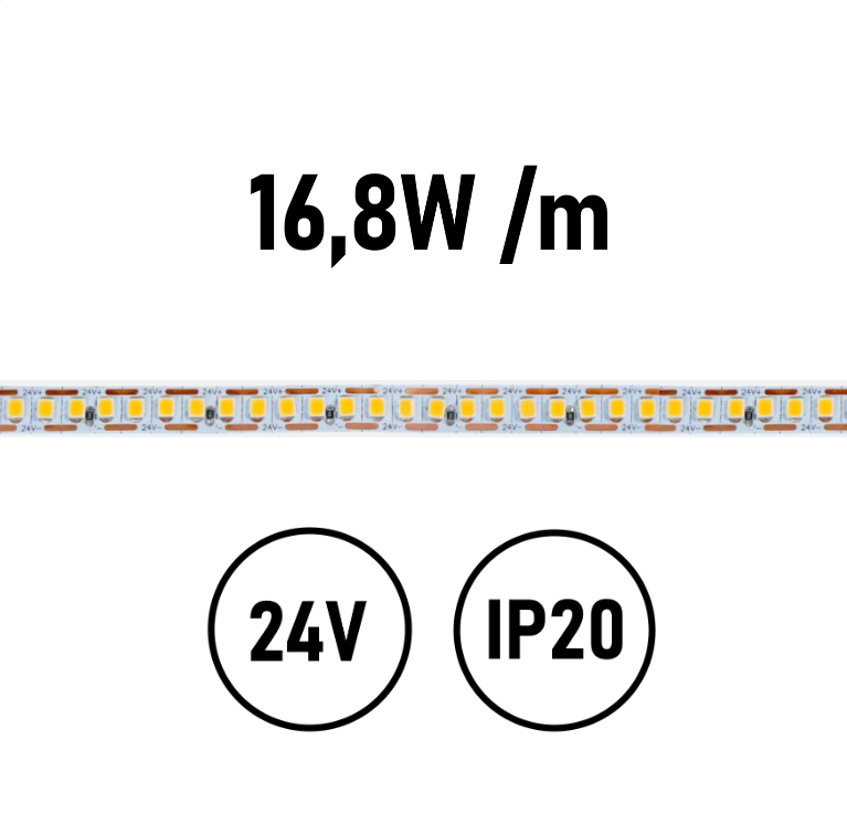 LED Streifen 16,8W IP20 24V