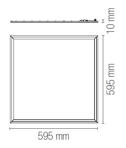 LED Panel Pro 60x60 40W 4000K