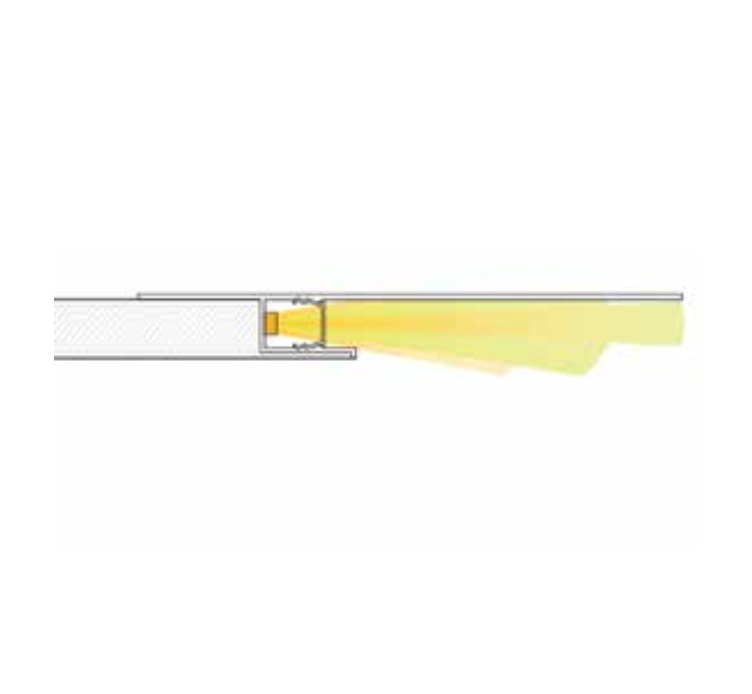LED Trockenbauprofil Schattenfuge 80