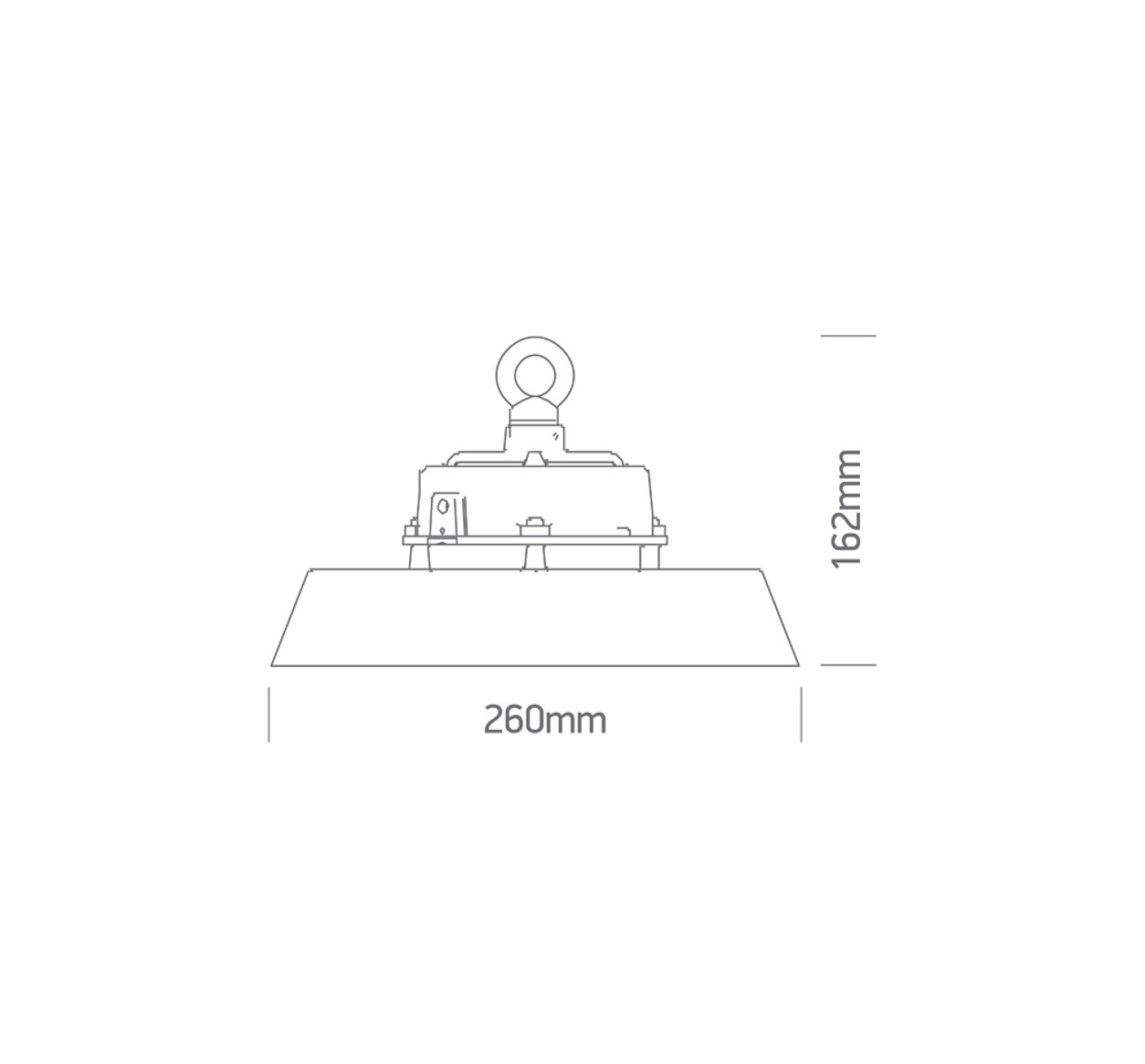 Hallenstrahler LED 90W-150W dimmbar
