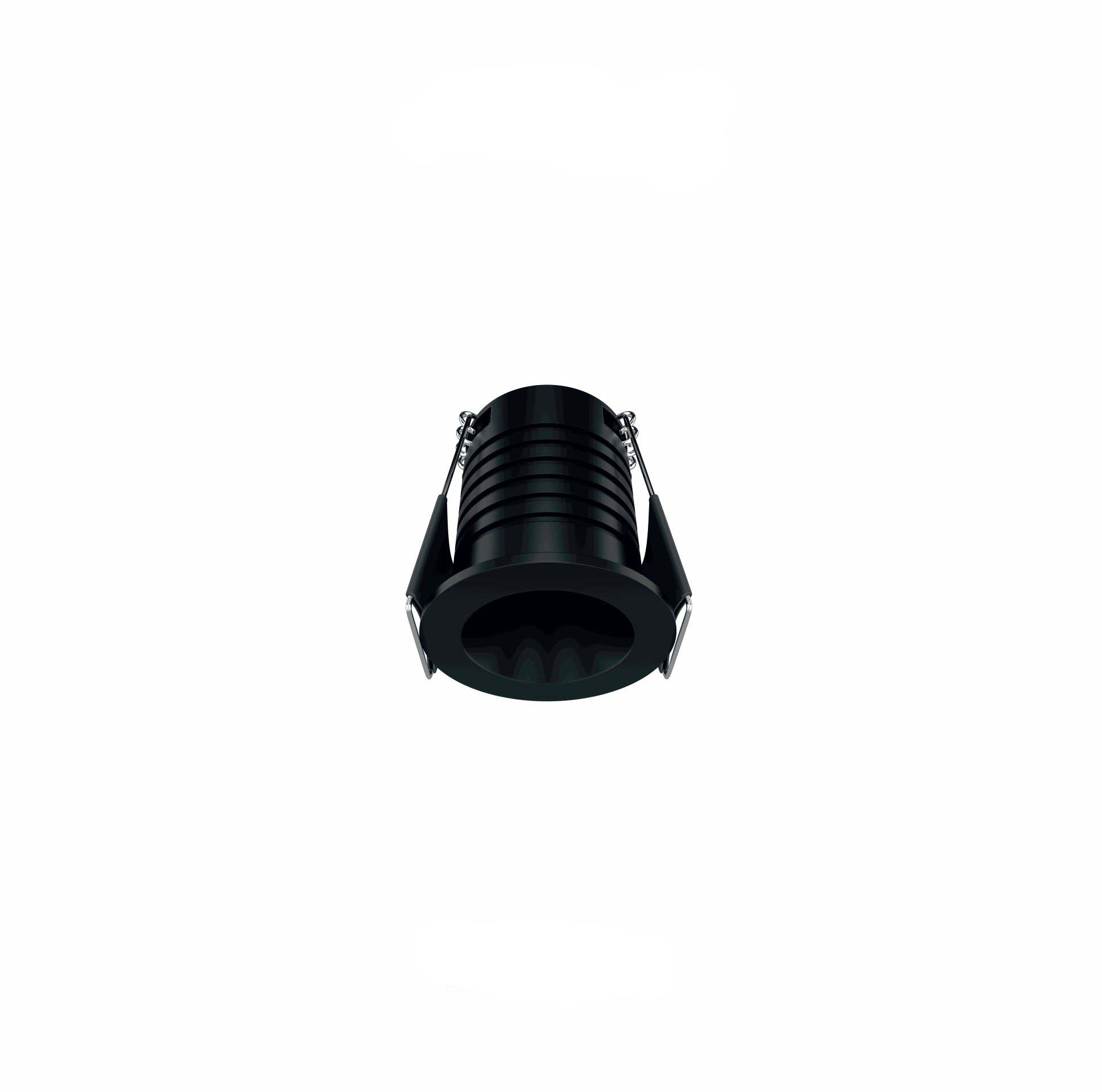 LED Einbau Mini Ø35mm IP65 schwarz