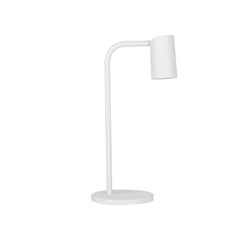 Tischleuchte weiß 35cm GU10