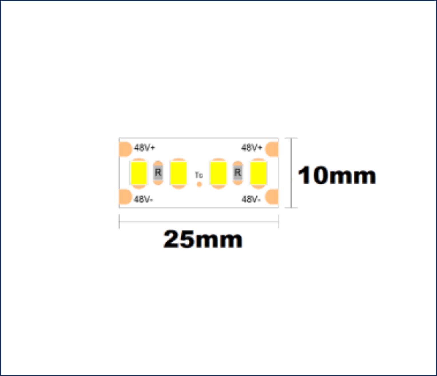 LED Streifen 13,8W IP20 48V