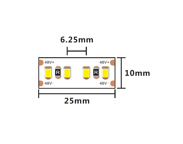 LED Streifen 13,8W IP67 48V