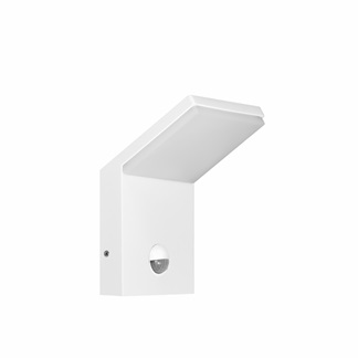 LED Wandleuchte weiß IP54 3000K mit Sensor