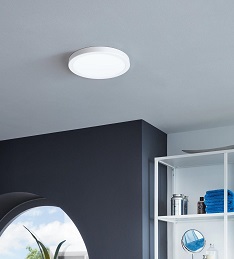 LED Deckenleuchte IP44 Ø29cm 3000K weiß