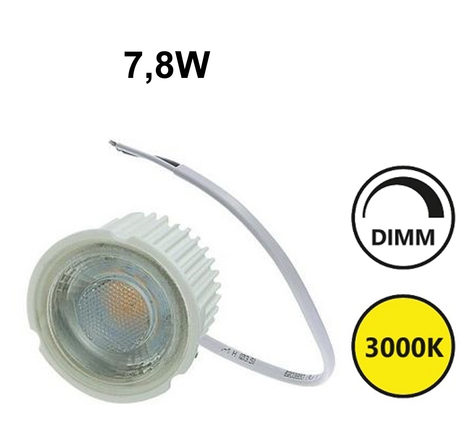 LED Modul 7,8W 750lm 3000K 36° dimmbar
