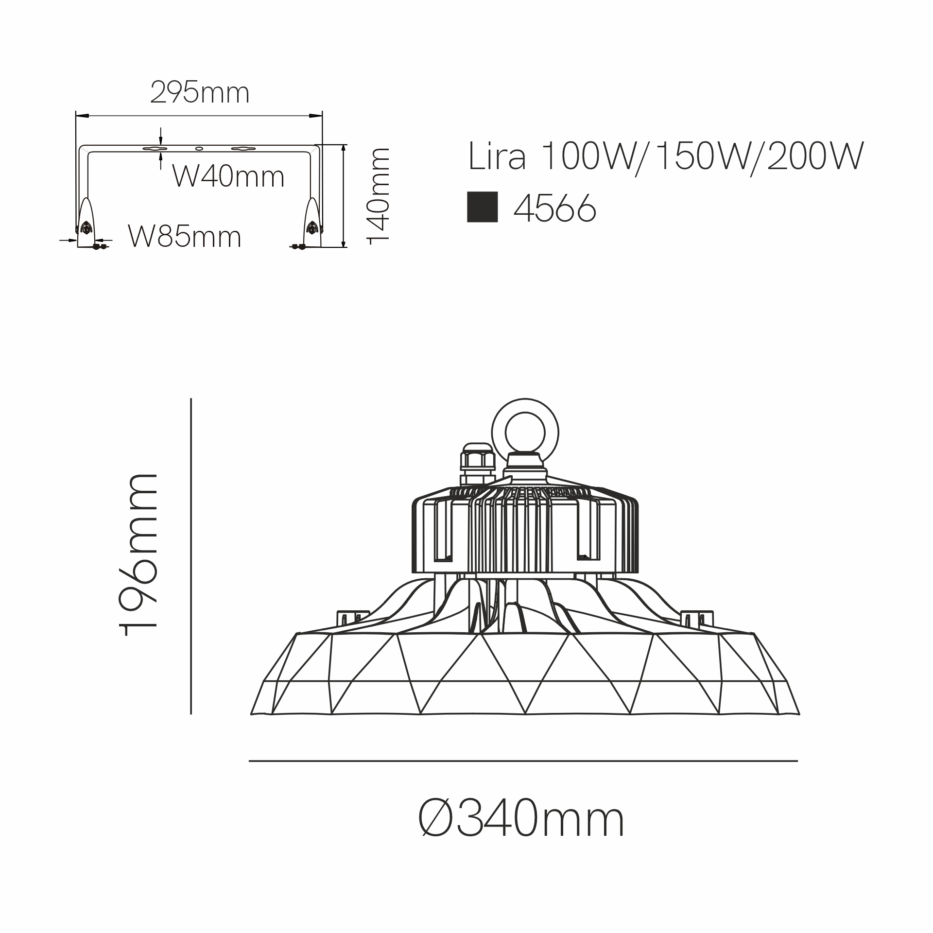 Hallenstrahler LED 60W-100W IP65