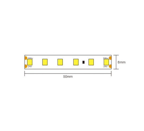 Striscia LED 14,4W IP65 24V